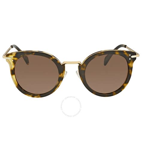 celine lea brown round sunglasses|WOMEN'S LUXURY BROWN ROUND SUNGLASSES .